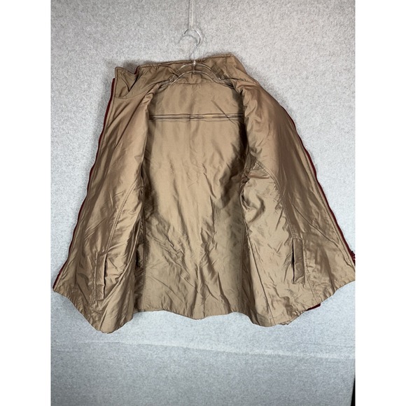 Giorgio Mandi Jacket Womens‎ Large Red Quilted Full Zip Reversible Puffer Coat - Picture 5 of 13